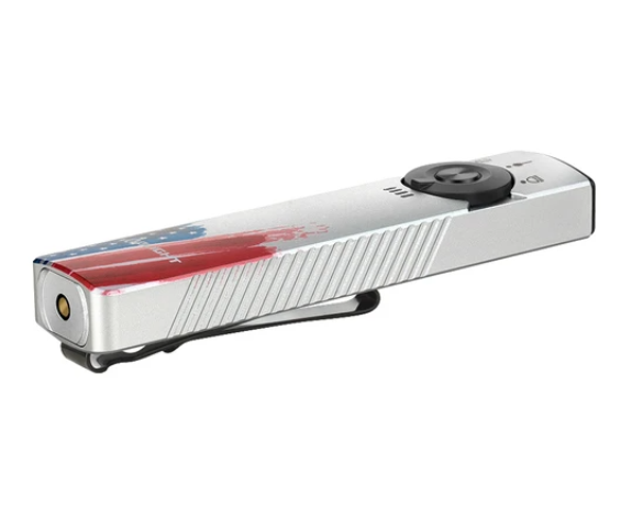 Arkfeld Pro Flat EDC Flashlight with LED Light UV and Laser