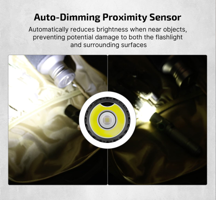 Warrior Ultra 2500 Lumens Tactical Flashlight with OAL Material