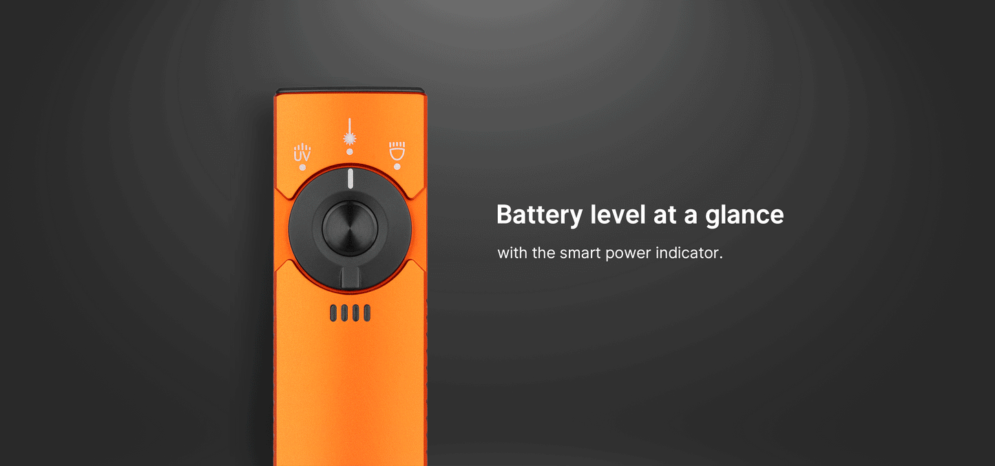 Arkfeld Pro Flat EDC Flashlight with LED Light UV and Laser