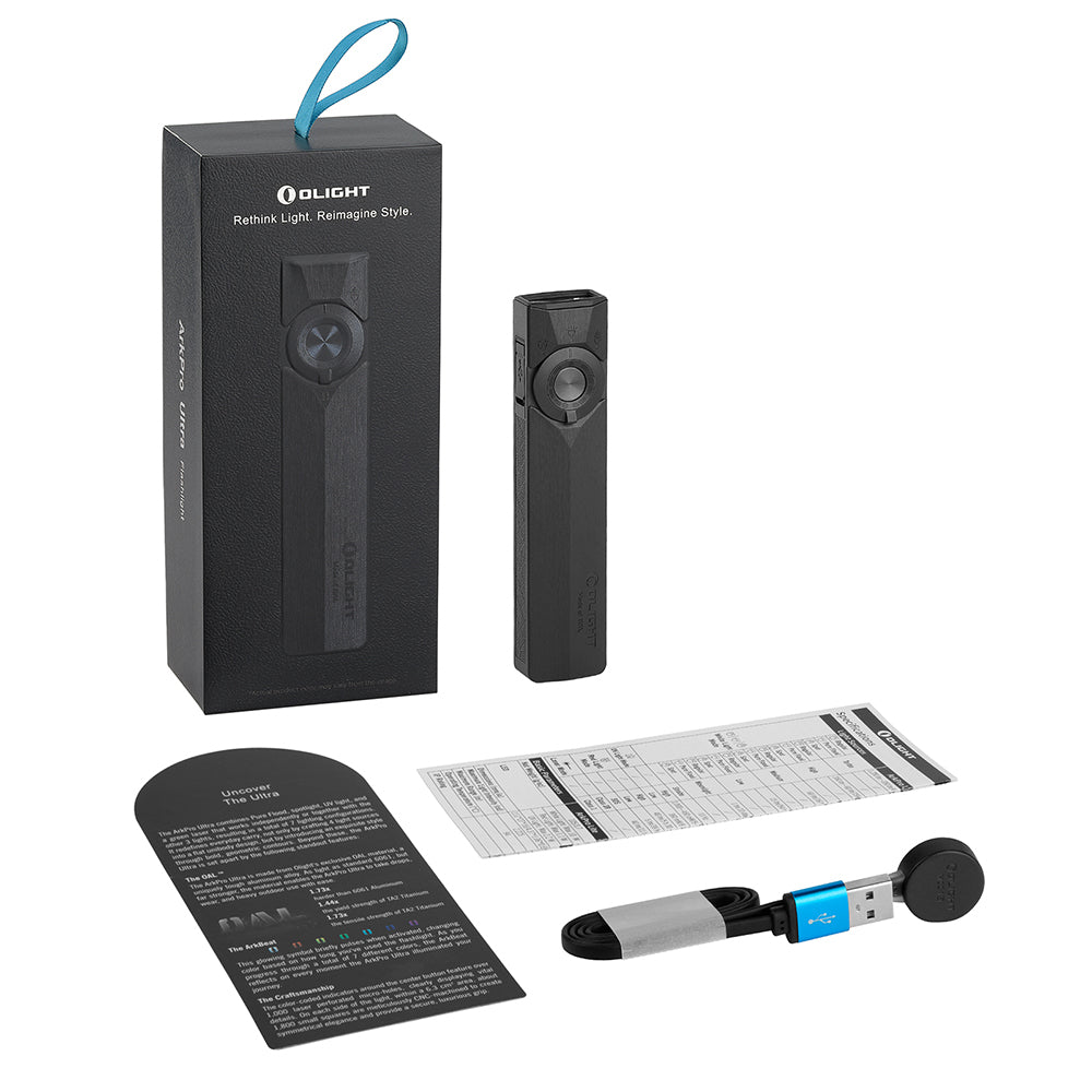 ArkPro Series – Flat Unibody EDC Flashlight with Multi-Light Sources