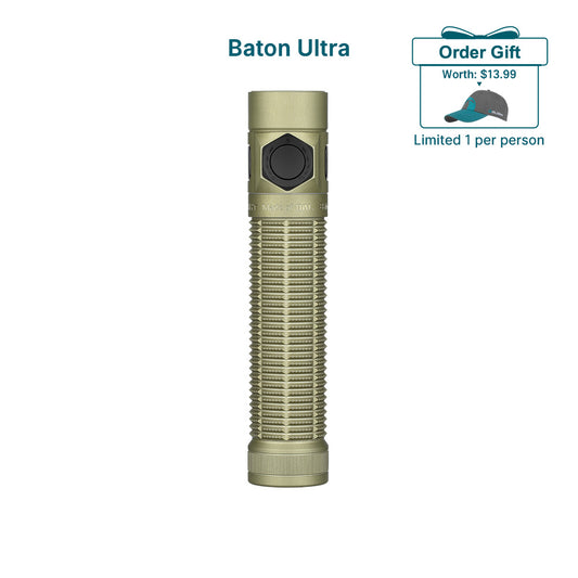 Baton Ultra / 4 Pro: Dual Switch High Lumen Compact EDC Flashlight