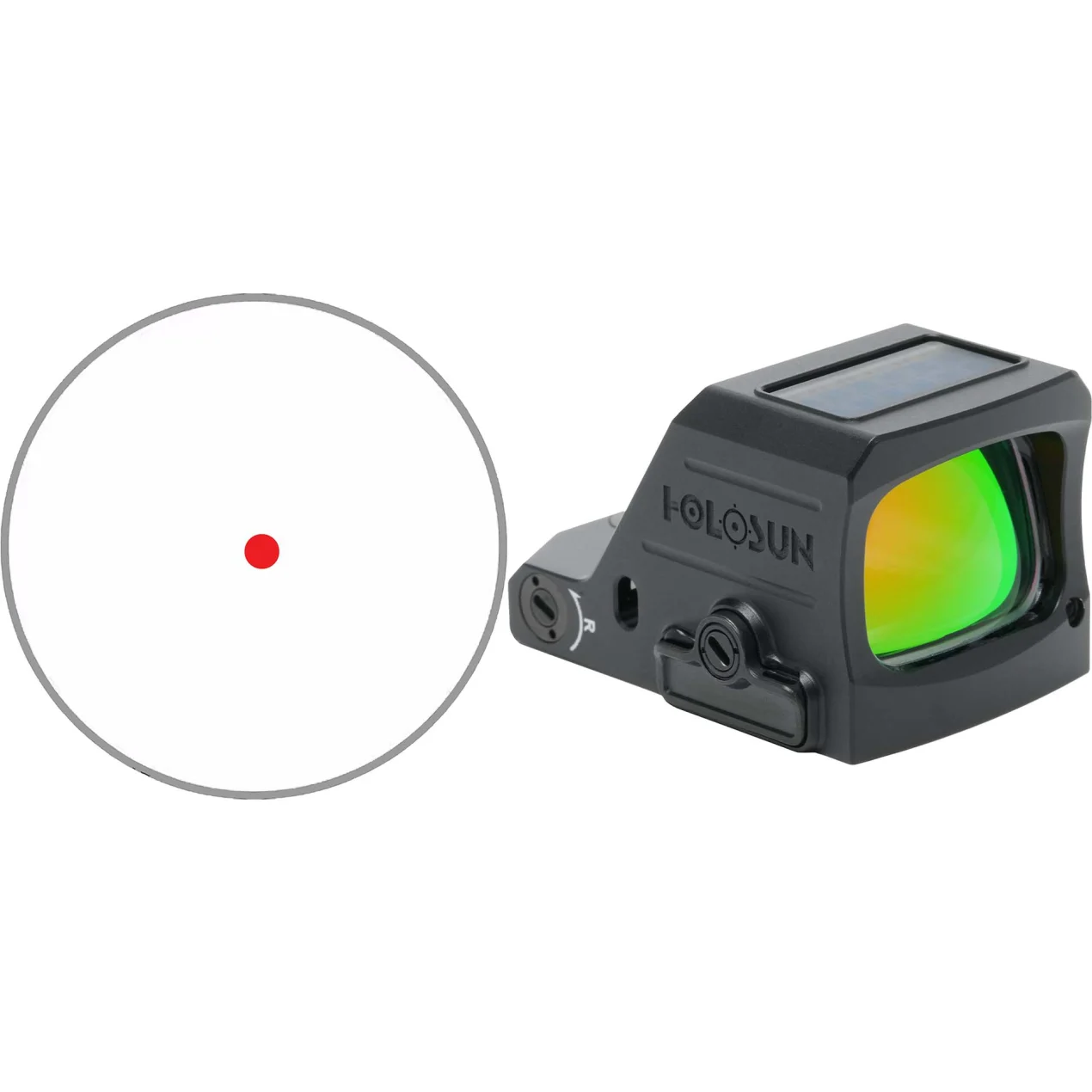 Holosun HS407C-X3 2 MOA Red Solar - Red Dot Sight