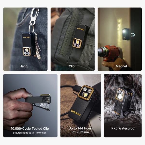 Oclip Pro S Multifunctional EDC Clip Flashlight