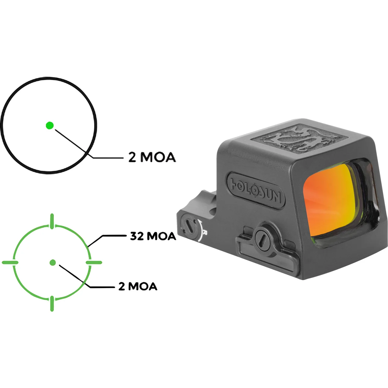 Holosun Ronin EPS-Carry Multi-Reticle Green Dot Reflex Sight