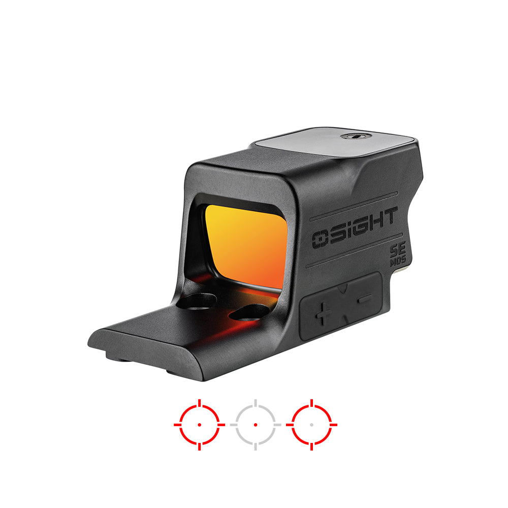 Osight SE MOS Direct-Mount Enclosed Emitter Red Dot Sight with Multi-Reticle System