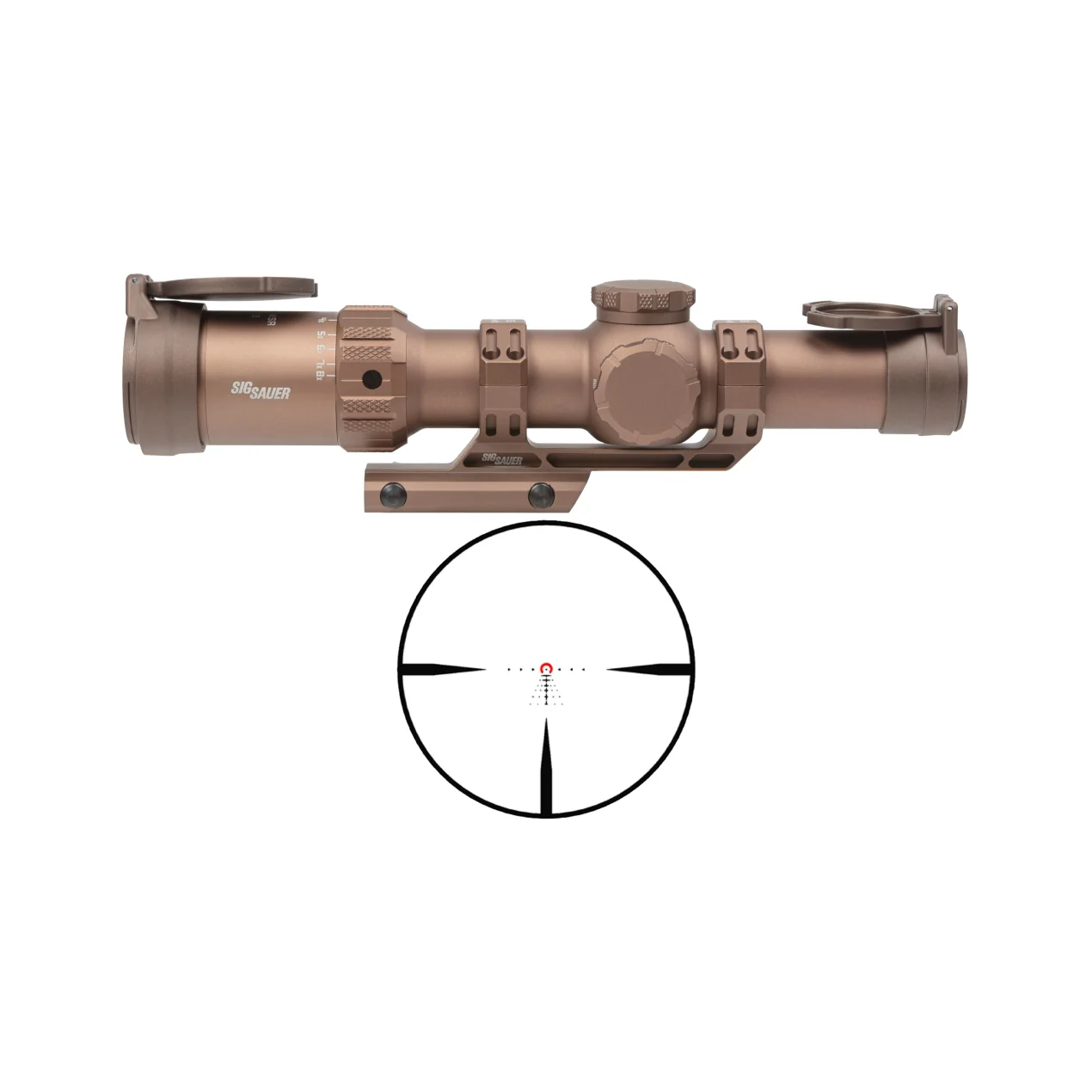 SIG SAUER TANGO MSR 1-8X24MM SCOPE