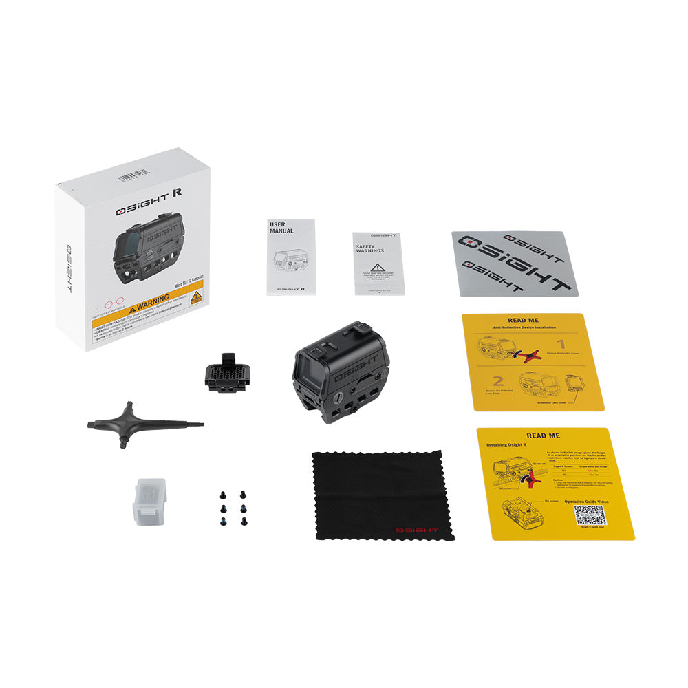 Osight R Enclosed Red Dot Sight with Multi-Reticle System
